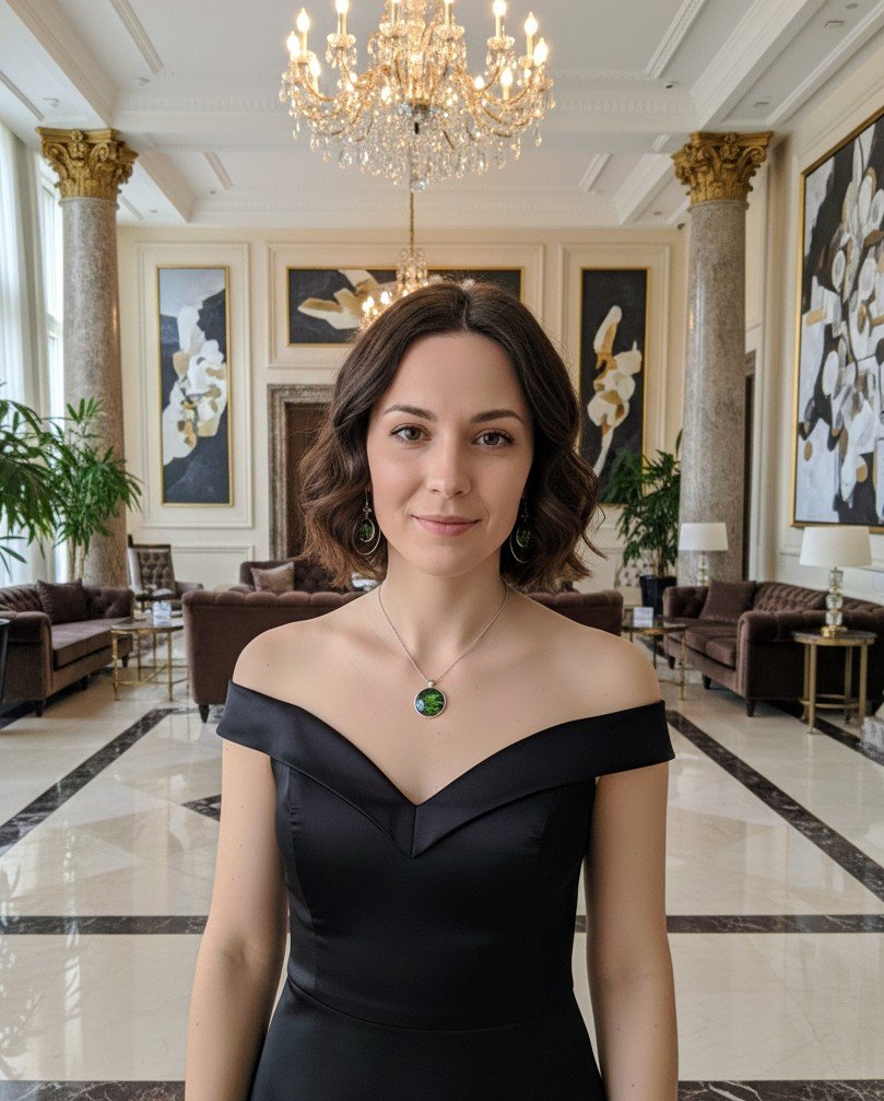 Pendentifs en peinture acrylique – Image 3