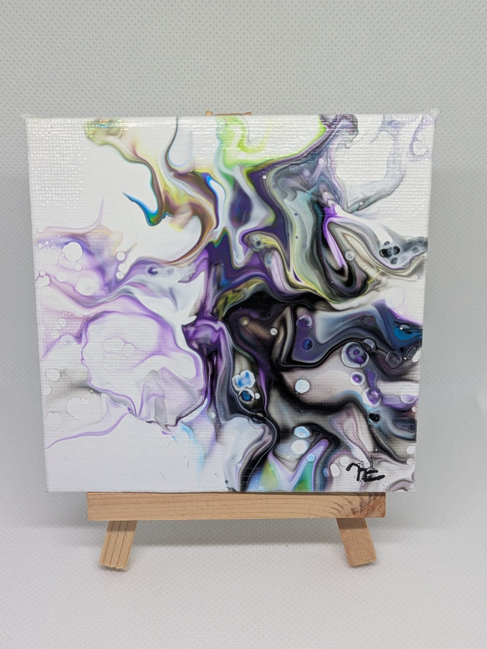 Mini tableaux 10x10 cm ( avec chevalet ) – Image 2