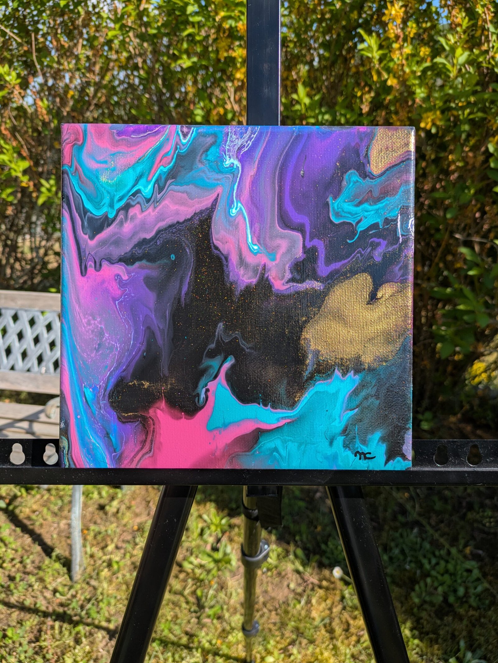 COLOR 1 - TABLEAU ABSTRAIT EN PEINTURE ACRYLIQUE